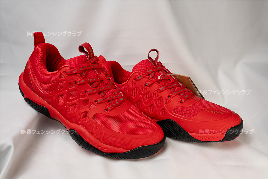 フェンシングシューズ shanhu-redblack