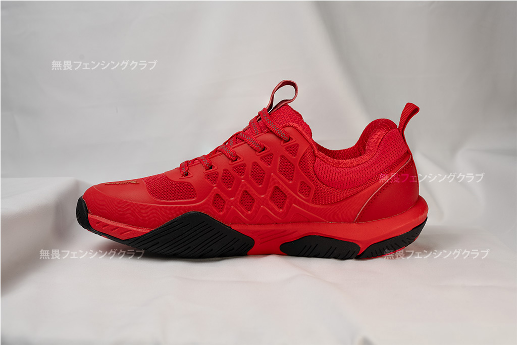 フェンシングシューズ shanhu-redblack