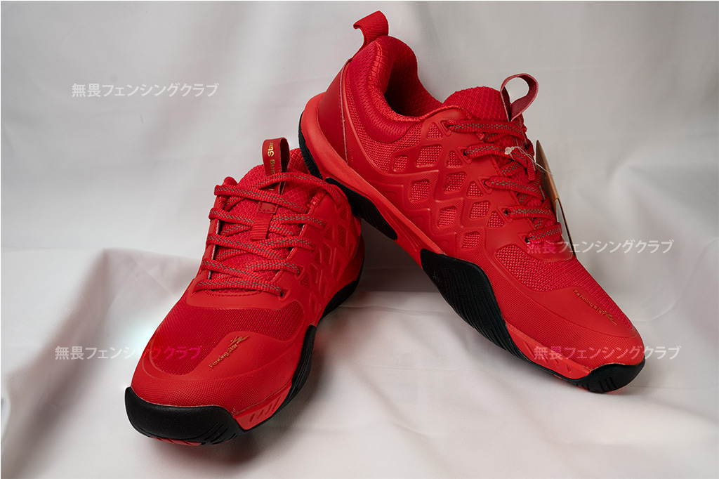 フェンシングシューズ shanhu-redblack