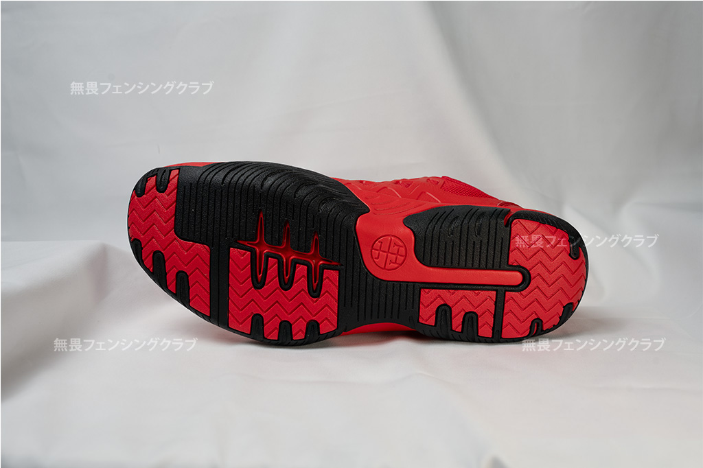 フェンシングシューズ shanhu-redblack