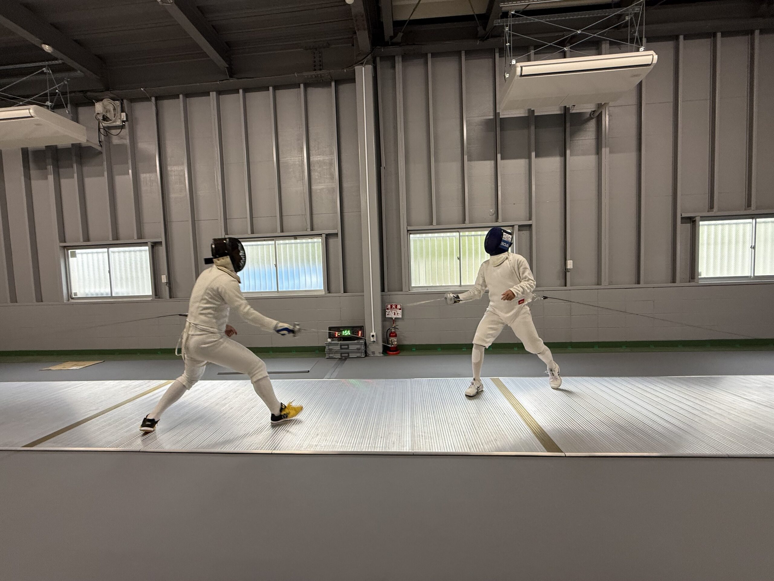 スパーリングの様子