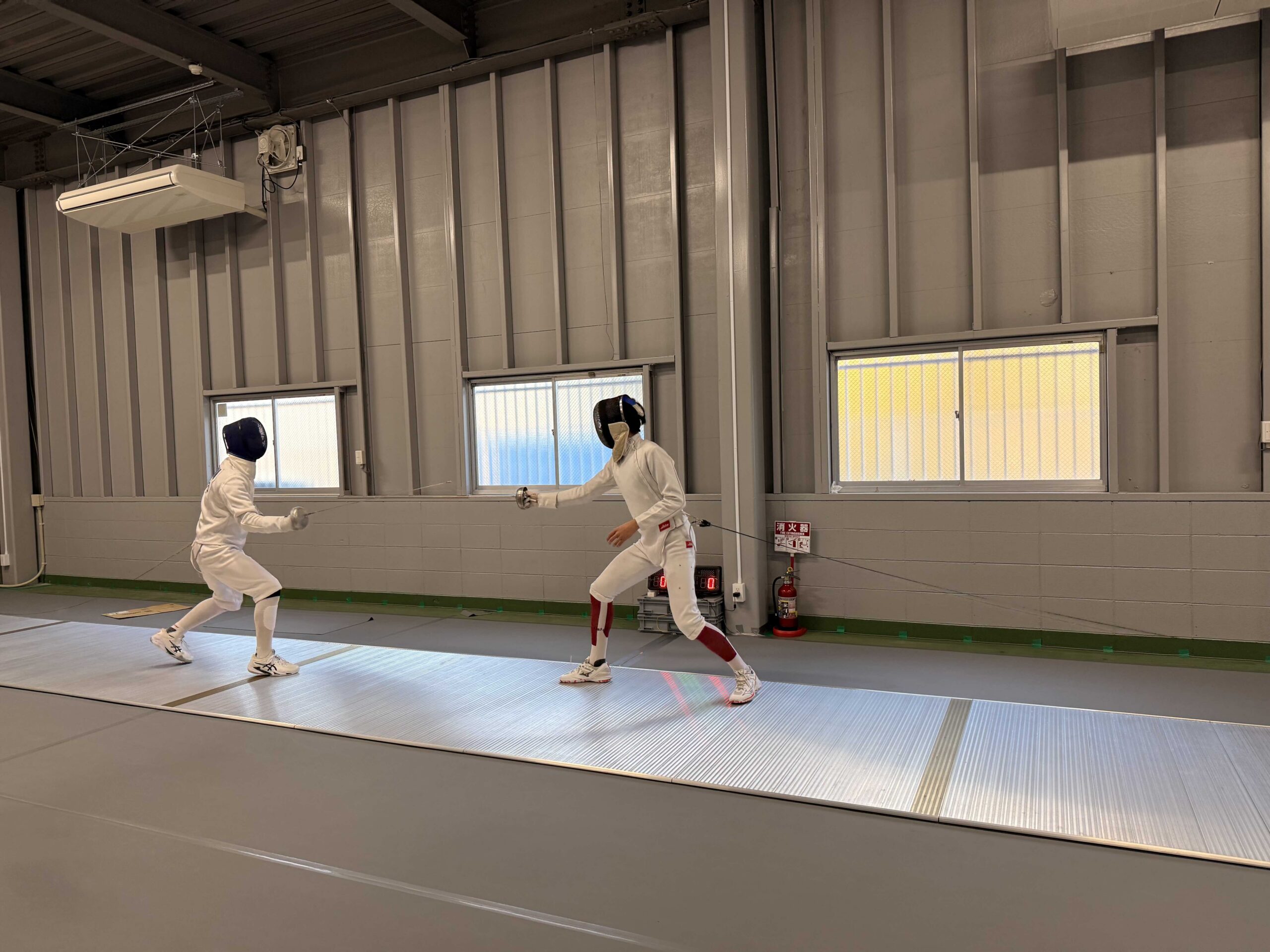 スパーリングの様子