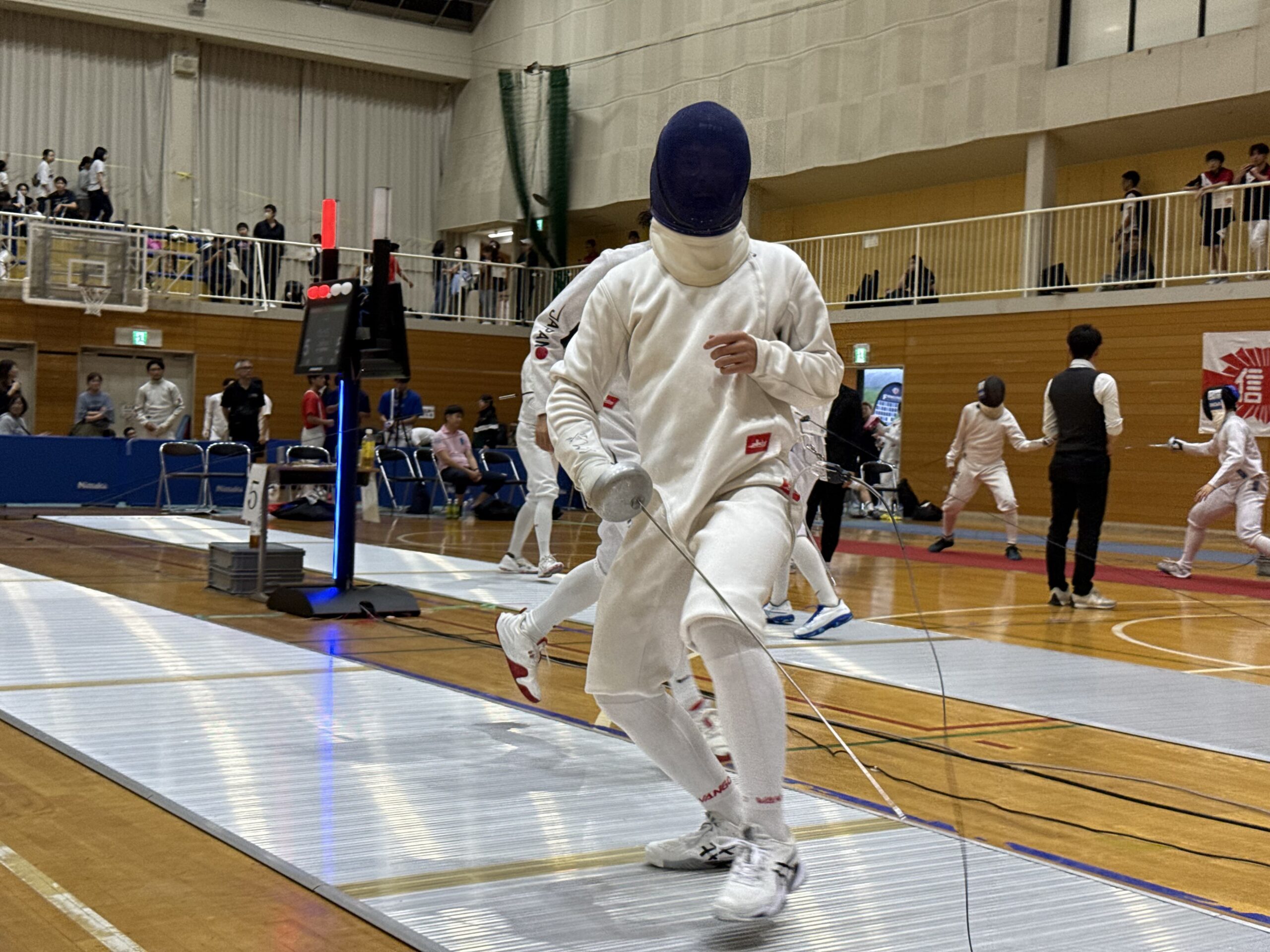 試合会場での様子